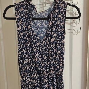 Floral Navy Maxi Dress